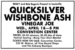 Quicksilver Messenger Service / Wishbone Ash / vinegar joe on Apr 18, 1973 [708-small]
