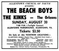 The Beach Boys / The Kinks / Orleans on Aug 20, 1972 [711-small]