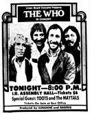 The Who / Toots and the Maytals on Nov 30, 1975 [716-small]