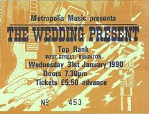 The Wedding Present / The Groove Farm on Jan 31, 1990 [751-small]