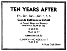 Ten Years After on Oct 4, 1968 [932-small]