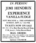 Jimi Hendrix / Vanilla Fudge / Soft Machine / Eire Apparent on Sep 8, 1968 [939-small]