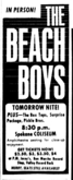 The Beach Boys / The Box Tops / Surprise Package / The Pickle Brothers on Aug 23, 1968 [940-small]