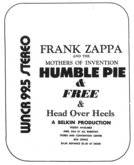 Frank Zappa / The Mothers Of Invention / Humble Pie / Head Over Heels on May 30, 1971 [951-small]