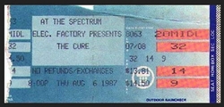 The Cure on Aug 6, 1987 [119-small]