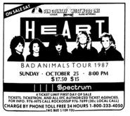 Heart / Bourgeois Tagg on Oct 25, 1987 [229-small]