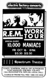 R.E.M. / 10,000 Maniacs on Oct 16, 1987 [230-small]