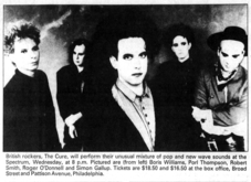 The Cure / Shelleyan Orphan on Aug 23, 1989 [413-small]