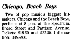 The Beach Boys / Chicago on Jan 24, 1989 [447-small]