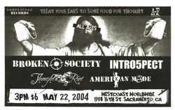 Thought Riot / Introspect / Broken Society / Amerikan Made on May 22, 2004 [465-small]