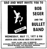 Bob Seger & The Silver Bullet Band on May 11, 1977 [587-small]