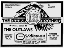 The Doobie Brothers / The Outlaws on Sep 16, 1975 [601-small]