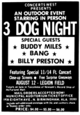 Three Dog Night / Billy Preston / Buddy Miles Express / El Chicano / Bang on Apr 12, 1972 [612-small]