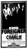 Foreigner / Charlie on Oct 16, 1979 [617-small]