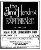 Jimi Hendrix / Cat Mother and the All Night Newsboys on Nov 24, 1968 [628-small]