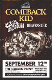 Comeback Kid / Crab Action / Heavens Die on Sep 12, 2016 [650-small]