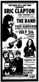 Eric Clapton / The Band / Todd Rundgren on Jul 5, 1974 [868-small]