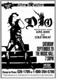 Dio / Love-Hate / Cold Sweat on Sep 29, 1990 [943-small]