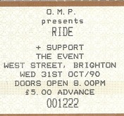 Ride / Bleach on Oct 31, 1990 [041-small]