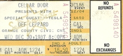 Def Leppard / Tesla on Dec 30, 1987 [215-small]
