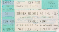 Carole King on Jul 17, 1993 [318-small]