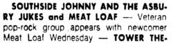 Southside Johnny & The Asbury Jukes / Meatloaf on Dec 28, 1977 [337-small]