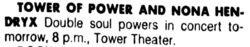 Tower Of Power / Nona Hendryx on Nov 12, 1977 [379-small]