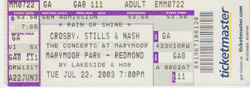Crosby, Stills & Nash / David Crosby / Stephen Stills / Graham Nash on Jul 22, 2003 [421-small]