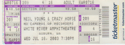 Neil Young & Crazy Horse / Lucinda Williams on Jul 16, 2003 [424-small]