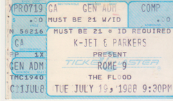 Rome 9 / The Flood on Jul 19, 1988 [460-small]