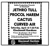 Jethro Tull / Procol Harum / Cactus / Curved Air on Apr 10, 1971 [503-small]