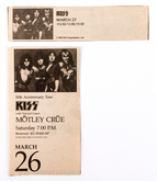 KISS  / Motley Crue  on Mar 27, 1983 [736-small]