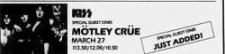 KISS  / Motley Crue  on Mar 27, 1983 [738-small]