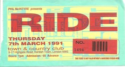 Ride / Slowdive on Mar 7, 1991 [746-small]