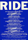 Ride / Slowdive on Mar 7, 1991 [748-small]