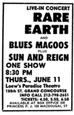 rare earth / The Blues Magoos / Sun And Reign on Jun 11, 1970 [074-small]