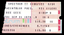 Bee Gees / Sweet Inspirations on Sep 21, 1979 [125-small]