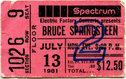Bruce Springsteen on Jul 13, 1981 [147-small]