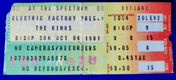 The Kinks / Red Rider on Oct 4, 1981 [193-small]