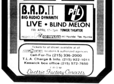 B.A.D. II / Public Image Ltd. / Big Audio Dynamite / Live / Blind Melon on Apr 17, 1992 [280-small]