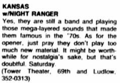 Kansas / Night Ranger on Feb 11, 1989 [334-small]