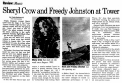 Sheryl Crow / Freedy Johnston on Mar 19, 1995 [378-small]
