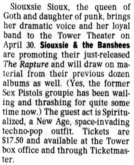 Siouxsie & The Banshees / Spiritualized on Apr 30, 1995 [391-small]