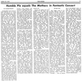 Frank Zappa / The Mothers Of Invention / Humble Pie / Head Over Heels on May 30, 1971 [505-small]