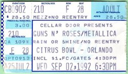Guns N' Roses / Metallica / Faith No More on Sep 2, 1992 [552-small]