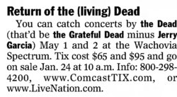 The Dead on May 1, 2009 [710-small]