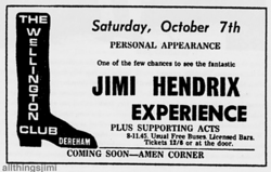 Jimi Hendrix / The Flower People / The Rubber Band on Oct 7, 1967 [771-small]