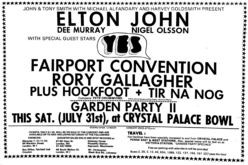 Elton John / Yes / Rory Gallagher on Jul 31, 1971 [809-small]