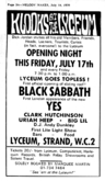 Black Sabbath / Yes / Clark Hutchinson / Uriah Heep / Big Lil on Jul 17, 1970 [890-small]