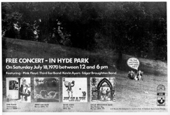 Pink Floyd / Third Ear Band / Kevin Ayers / Edgar Broughton Band on Jul 18, 1970 [894-small]